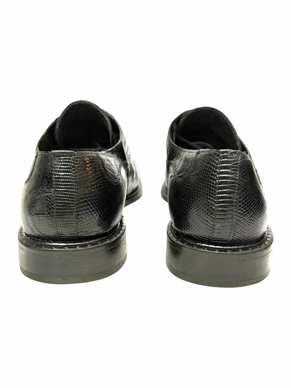 David Eden Exotic Black Crocodile & Lizard Oxford Dress Shoes Men’s Size 13
